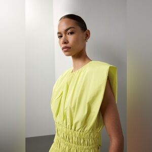 Eudon Choi Green Poplin Dress